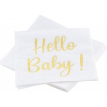CHAKS Servítky papierové Hello Baby! 20 ks 33x33cm