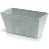 Prosperplast Kvetináč TUBUS Case Beton 400x216x200 mm, vzhľad betón