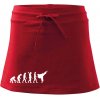 Karate Evolúcia - kop - Športová sukne - two in one - XS ( Červená )
