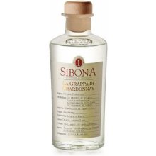 Sibona Chardonnay Grappa 40% 0,5 l (čistá fľaša)