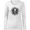 WARAGOD Slim dámske tričko s dlhým rukávom Archelaos biela