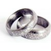 Snubní prsteny kovaná nerezová ocel damasteel DA-1002 (Snubní prsteny kovaná nerezová ocel damasteel DA-1002)