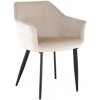 Tempo Kondela Kreslo, látka béžová/čierne nohy, ODOVEL