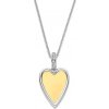 TI SENTO strieborný náhrdelník so srdiečkom 6842ZY