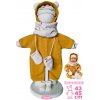 Llorens M844-003 obleček pro panenku miminko NEW BORN velikosti 43-45 cm (4-M844-003)
