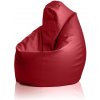 SakyPaky Hruška talianska eko koža sedací vak červená