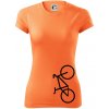 Bicykel na výšku - Dámske Fantasy športové (dresovina) - L ( Neon mandarine )