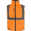 DELTA FIDJI3HV / Unisex reflexná obojstranná vesta - fluo oranžová/nám. modrá XXL