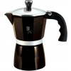 Moka konvice na espresso Royal Black Collection - 6 porcí (Hliníková konvice na espresso , barva antracit+ vzorek kávy zdarma)