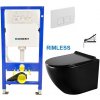 GEBERIT DuofixBasic s bielym tlačidlom DELTA50 + WC MEXEN LENA ČERNÁ Rimless + SEDADLO 458.103.00.1 50BI ME01