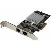 StarTech.com Dual Port PCI Express (PCIe x4) Gigabit Ethernet Server Adapter - 2 Port Network Card - Intel i350 NIC - GbE Network Card (ST2000SPEXI) - Síťový adaptér - PCIe 2.1 x4 - Gigabit Ethernet x