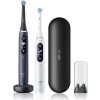 Oral-B iO8 elektrická zubná kefka DUO Black & White 2 ks