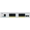 Catalyst C1000-16P-2G-L, 16x 10/100/1000 Ethernet PoE+ ports and 120W PoE budget, 2x 1G SFP uplinks