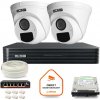 Základná monitorovacia súprava BCS IP 2x BCS-B-EIP15FR3 Kamera(2.0) DVR s 1TB HDD
