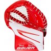 Lapačka Bauer Supreme MVPRO White/Red Intermediate na ľavú ruku (normálny)