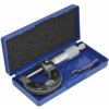 Satra S-MIC25 Mikrometrický kaliper, rozsah 0 - 25 mm delenie 0,01 mm