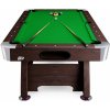 Hop-Sport Biliardový stôl Vip Extra 7 FT hnedo/zelený