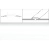 Eurofinal prechodové lišty 4 cm x 90 cm- biely matný