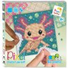 Pixelhobby Pixel sada s veľkou podložkou axolotl - 3 ks