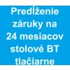 Predĺženie záruky na 24 mesiacov pre stolové BT tlačiarne