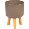 STREND PRO Garden Kvetináč Strend Pro, farba Kávový prášok, 20x20x26 cm