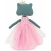 Žabka Fiona v růžičkových šatech od firmy ORANGE TOYS (Fiona the Frog, Pink Dress with Roses- 29 cm )