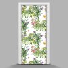 Samolepiace tapety na dvere Kvety 75x205