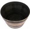 Kvetináč Strend Pro Woodeff 52x32 cm, zlatý, efekt dreva, barel
