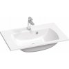Ravak Classic II umývadlo 70x45 cm obdĺžnik umývadlo na nábytok biela XJX01170001