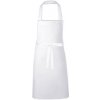 Link Kitchen Wear Klasická grilovacia zástera X1008 White 80 x 70 cm