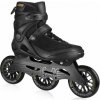 Spokey SHIFFTY PRO Kožené kolečkové brusle, černé, vel. 40