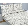Bellatex Obliečky krep F 80/813 impresia béžové 200x220 2x70x90
