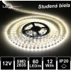 LEDprodukt 5m LED pásik 60LED/m SMD2835 12W/m studená biela IP20 12V