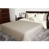Prehozynapostel Obojstranné prehozy na manželskú posteľ v krémovo béžovej farbe MARNMA-015_517 75 x 160 cm