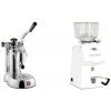 La Pavoni Stradivari Professional Lusso + Ascaso H64, white