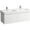Laufen Pro S - Umývadlová skrinka, 126x45x39 cm, 2 zásuvky, lesklá biela H4835720964751