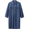 Dámske šaty GAP, POCKET POPOVER MINI tmavo modrá S