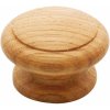 Siro Nábytkový gombík z dubového dreva prírodný lakovaný priemer 44 mm