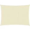 vidaXL Tieniaca plachta, oxford, obdĺžniková 2,5x5 m krémová