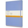 Moleskine Zápisník mäkké dosky B5 linajkový nebesky modrý