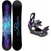 Raven Aura dámsky snowboard + Raven S230 Black/violet viazanie - 140 cm + S/M (EU 37-42)