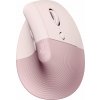 Myš Logitech Lift Vertical Ergonomic Mouse Dark Rose (910-006478)