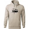 Vlak 152 - Mikina pánska Cape s kapucňou - 5XL ( Ľadovo sivá )