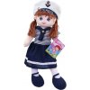 MADE Bábika textilný námorník 40 cm Holka