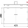 Příslušenství HAAS+SOHN: Clona 280 x 425 mm