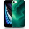 Picasee silikónový čierny obal pre Apple iPhone SE 2020 - Malachite