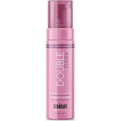 Minetan Samoopaľovacie pena tmavá Double Dark (Tanning Foam) 200 ml