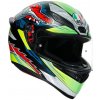 AGV prilba K-1 Dundee matt lime/red - 2XL
