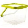 Kinekus Vedro plastový, 6,3L, 19x22x24cm, hranaté s vekom