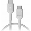 Green Cell Kabel USB-C-USB-C PowerStream 100W opletený 0,3 m bílý